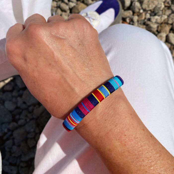 Sportowa bransoleta handmade z linek Olca, MonEgo - obrazek 5