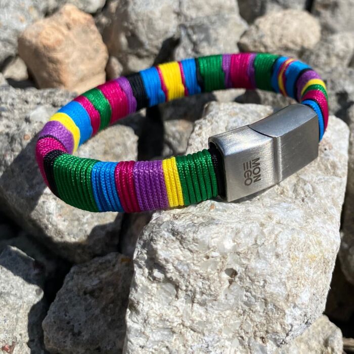 Multikolorowa bransoleta z linek Sangay, MonEgo - obrazek 6