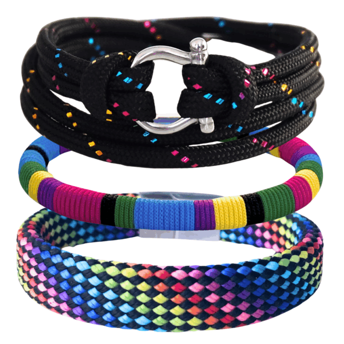 Kolorowa bransoleta unisex MP38 - obrazek 4