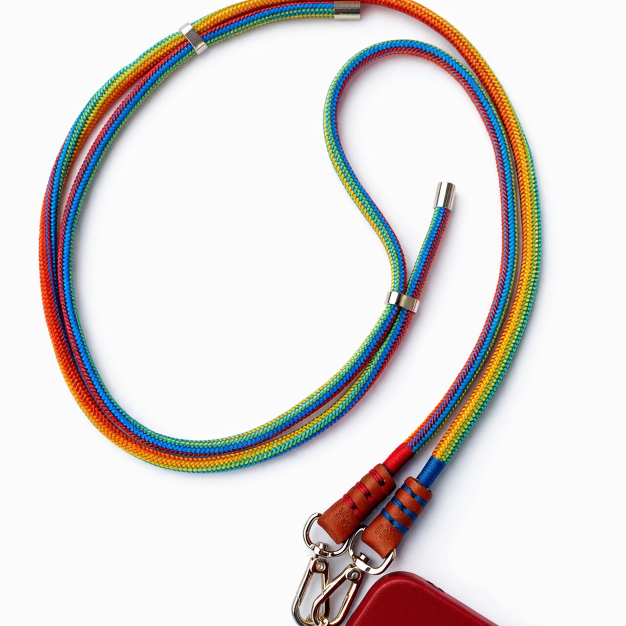 Wielokolorowa smyczka do telefonu, MonEgo - obrazek 2